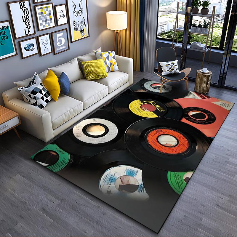 Retro Vinyl Record Print Carpet for Living Room - Vintage Music Design Suitable for use as an anti-slip for living room bedroom sofas 40x60cm( 15x23in )
Retro Vinyl Record Print Carpet for Living Room - Vintage Music Design Suitable for use as an anti-slip for living room bedroom sofas 40x60cm( 15x23in )