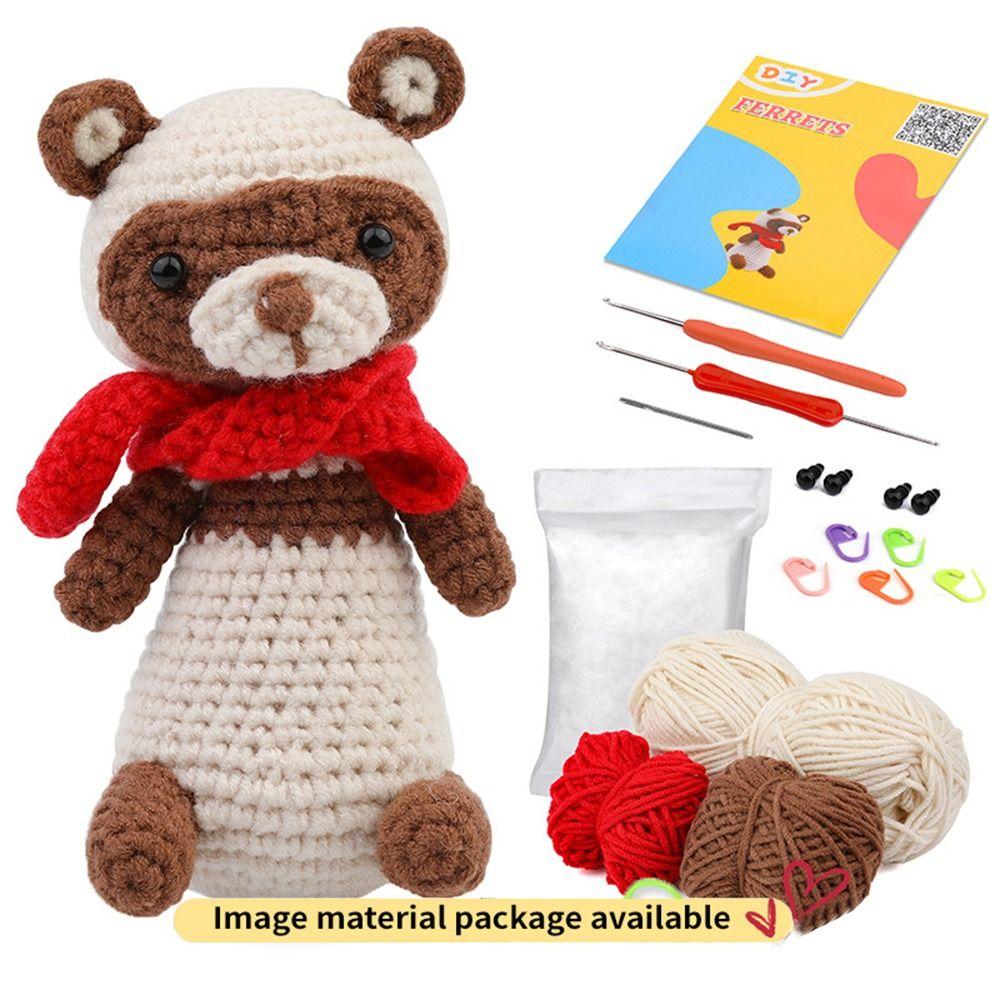 Knitting Starter Kit DIY Knitting Animal Kit Starter Kit Thread Crochet Material Set Handcraft 28
Knitting Starter Kit DIY Knitting Animal Kit Starter Kit Thread Crochet Material Set Handcraft 28