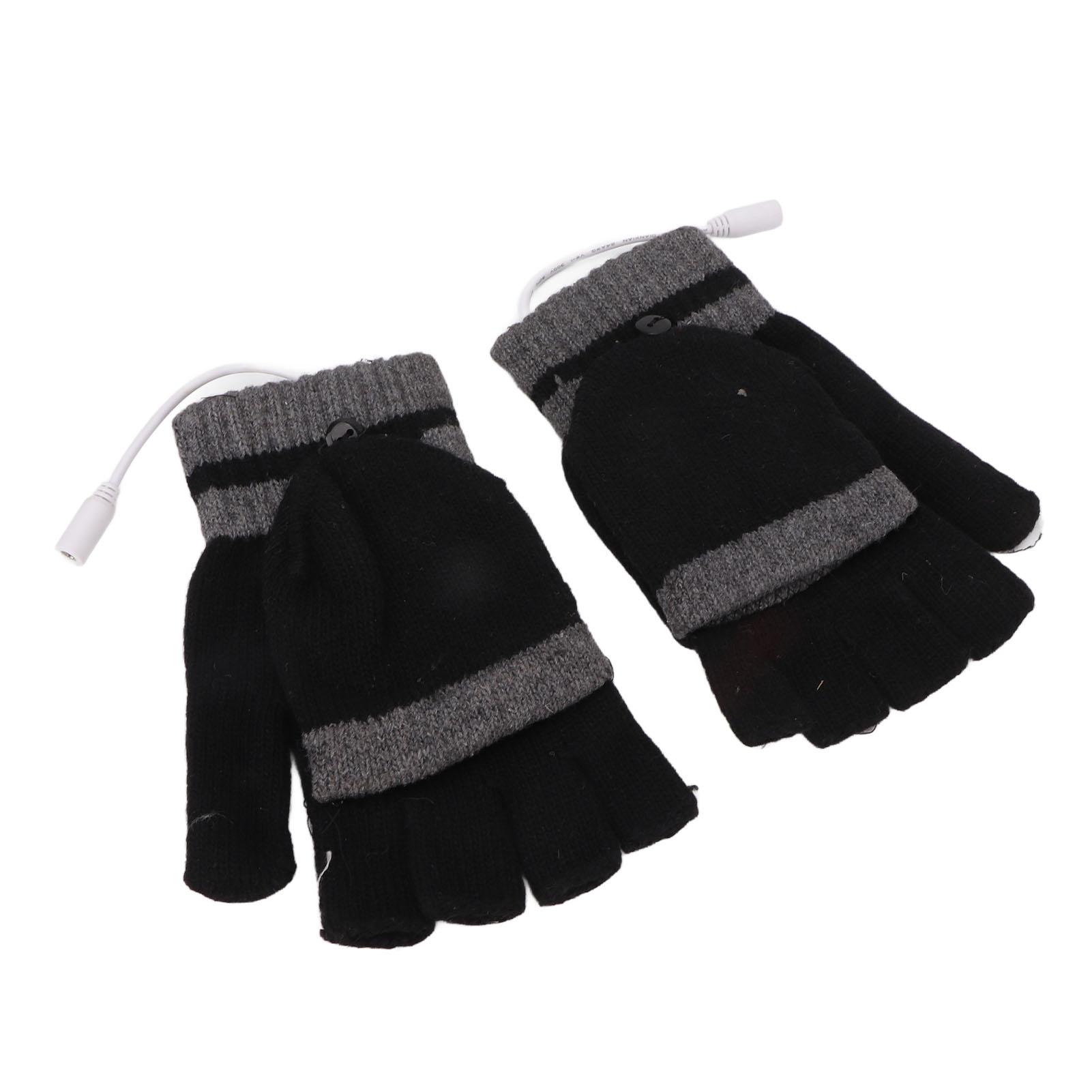Full and Half Fingers Heating Gloves USB Fingerless Knitting Electric Laptop Gloves for Winter
Full and Half Fingers Heating Gloves USB Fingerless Knitting Electric Laptop Gloves for Winter