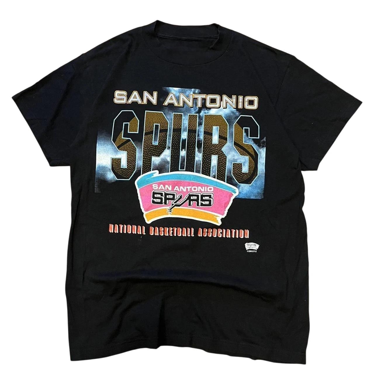 1995 Vintage San Antonio Spurs Tee Black Unisex Tshirt Reprint S-3XL S
1995 Vintage San Antonio Spurs Tee Black Unisex Tshirt Reprint S-3XL S