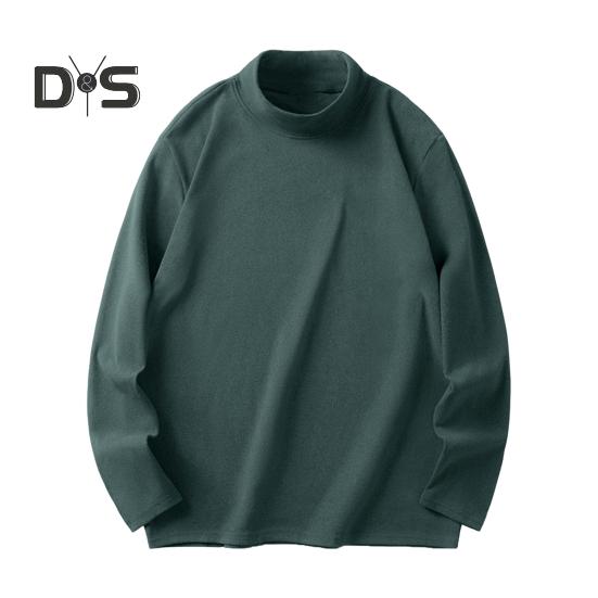 Мужская футболка с воротником-стойкой, однотонный эластичный свитер средней длины из немецкого бархата, многослойный топ для зимы и осени XL темно-зеленого
Мужская футболка с воротником-стойкой, однотонный эластичный свитер средней длины из немецкого бархата, многослойный топ для зимы и осени XL темно-зеленого