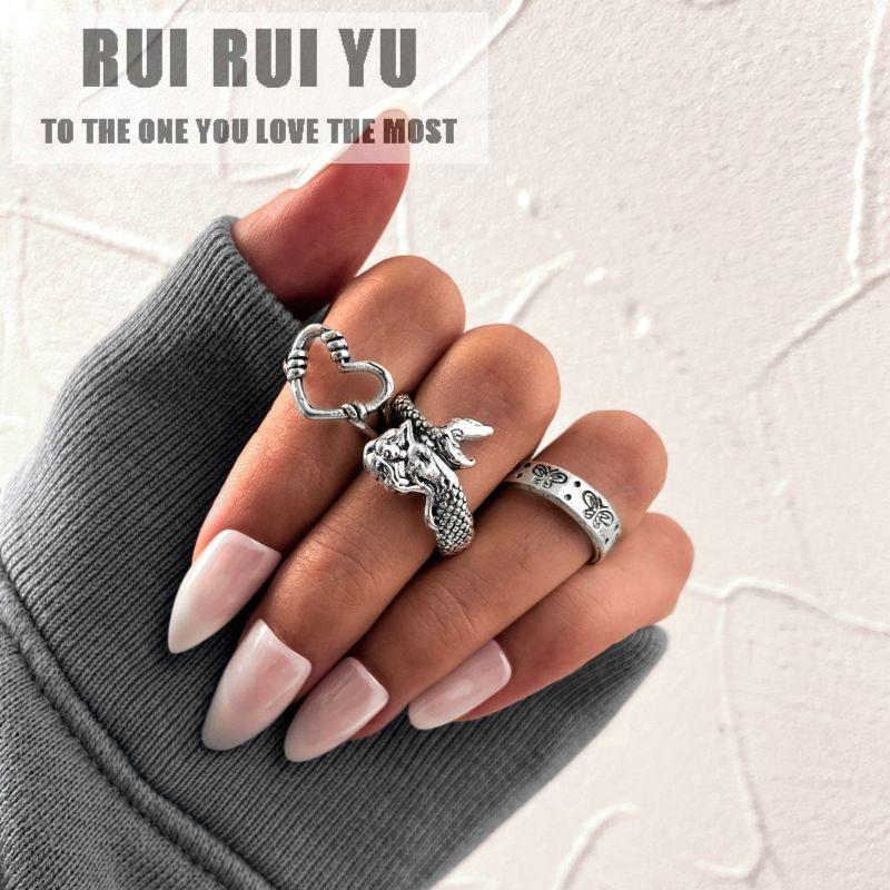 RUI RUI YU 3 шт./компл. женские креативные кольца на палец набор Русалка-бабочка полые кольца с открытыми костяшками любви
RUI RUI YU 3 шт./компл. женские креативные кольца на палец набор Русалка-бабочка полые кольца с открытыми костяшками любви