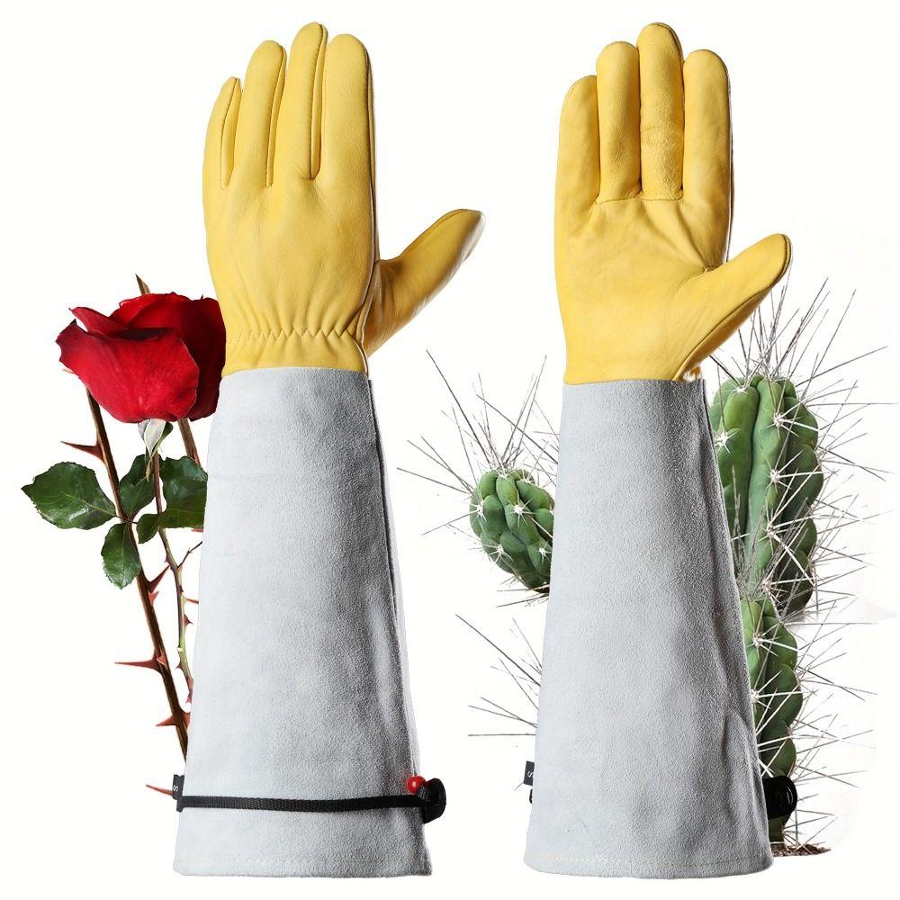Breathable Labor Protection Glovess Long-sleeved Work Gloves Rose Pruning Gloves Outdoor XL
Breathable Labor Protection Glovess Long-sleeved Work Gloves Rose Pruning Gloves Outdoor XL