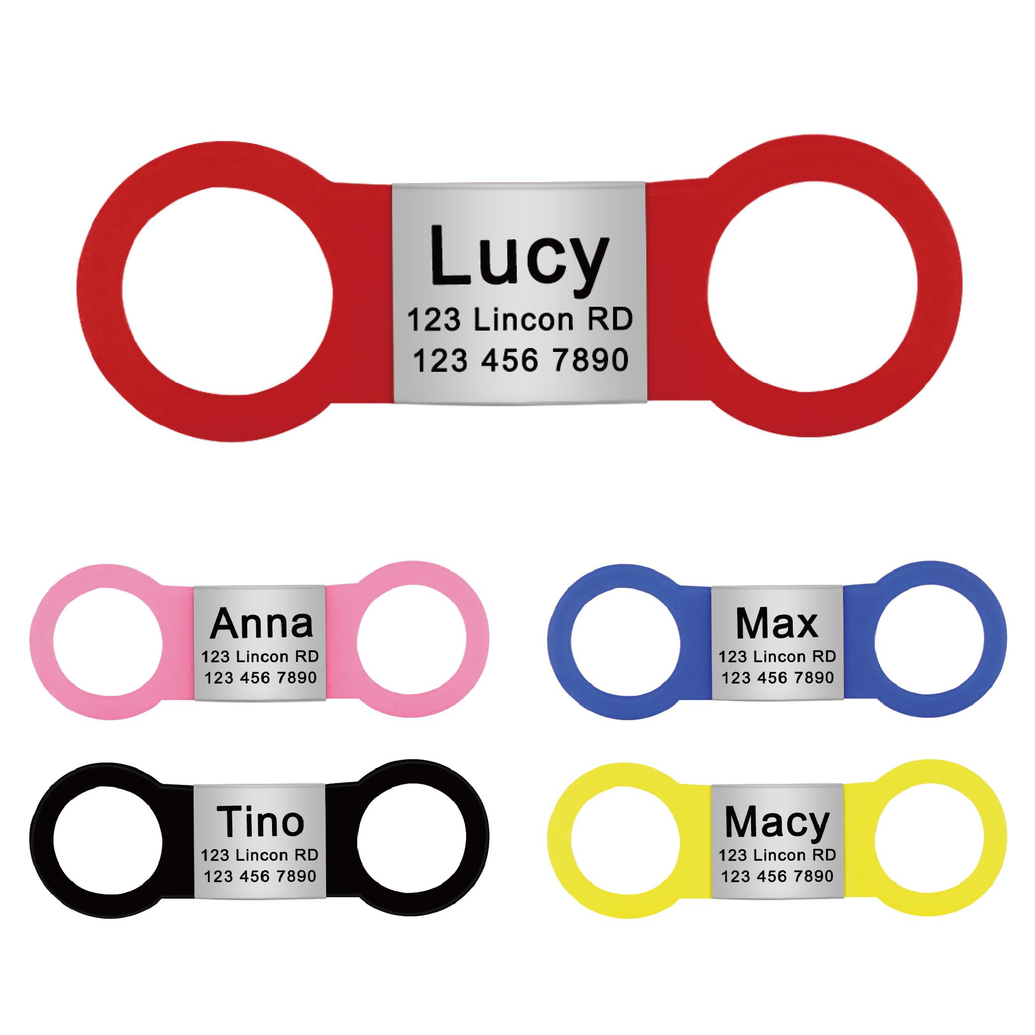 Nameplate Engraved Id Tag Dog Cat Collar Stainless Personalized Silicone Customize Anti-lost Accessory M 2.0cm чорний
Nameplate Engraved Id Tag Dog Cat Collar Stainless Personalized Silicone Customize Anti-lost Accessory M 2.0cm чорний