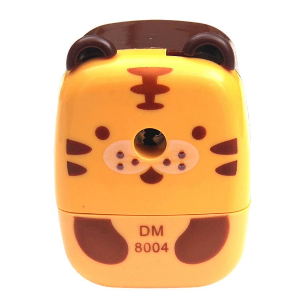 Инструмент для заточки карандашей с пандой/тигром, канцелярские принадлежности, механический инструмент с ручным управлением, офисные школьные принадлежности Tiger-01
Инструмент для заточки карандашей с пандой/тигром, канцелярские принадлежности, механический инструмент с ручным управлением, офисные школьные принадлежности Tiger-01