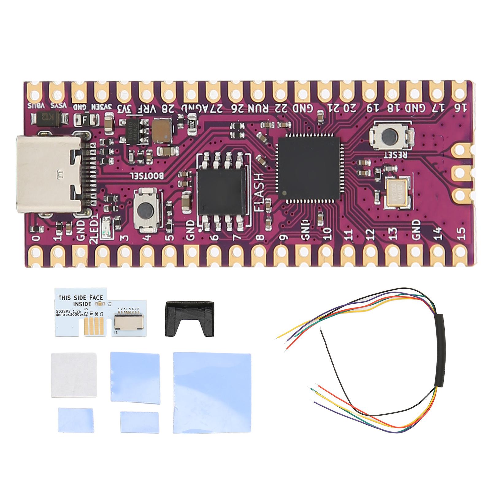 for RasPi Board Dual Core 264KB ARM Cortex M0+Processor Flexible Microcontroller Board with SD2SP2 чорний
for RasPi Board Dual Core 264KB ARM Cortex M0+Processor Flexible Microcontroller Board with SD2SP2 чорний
