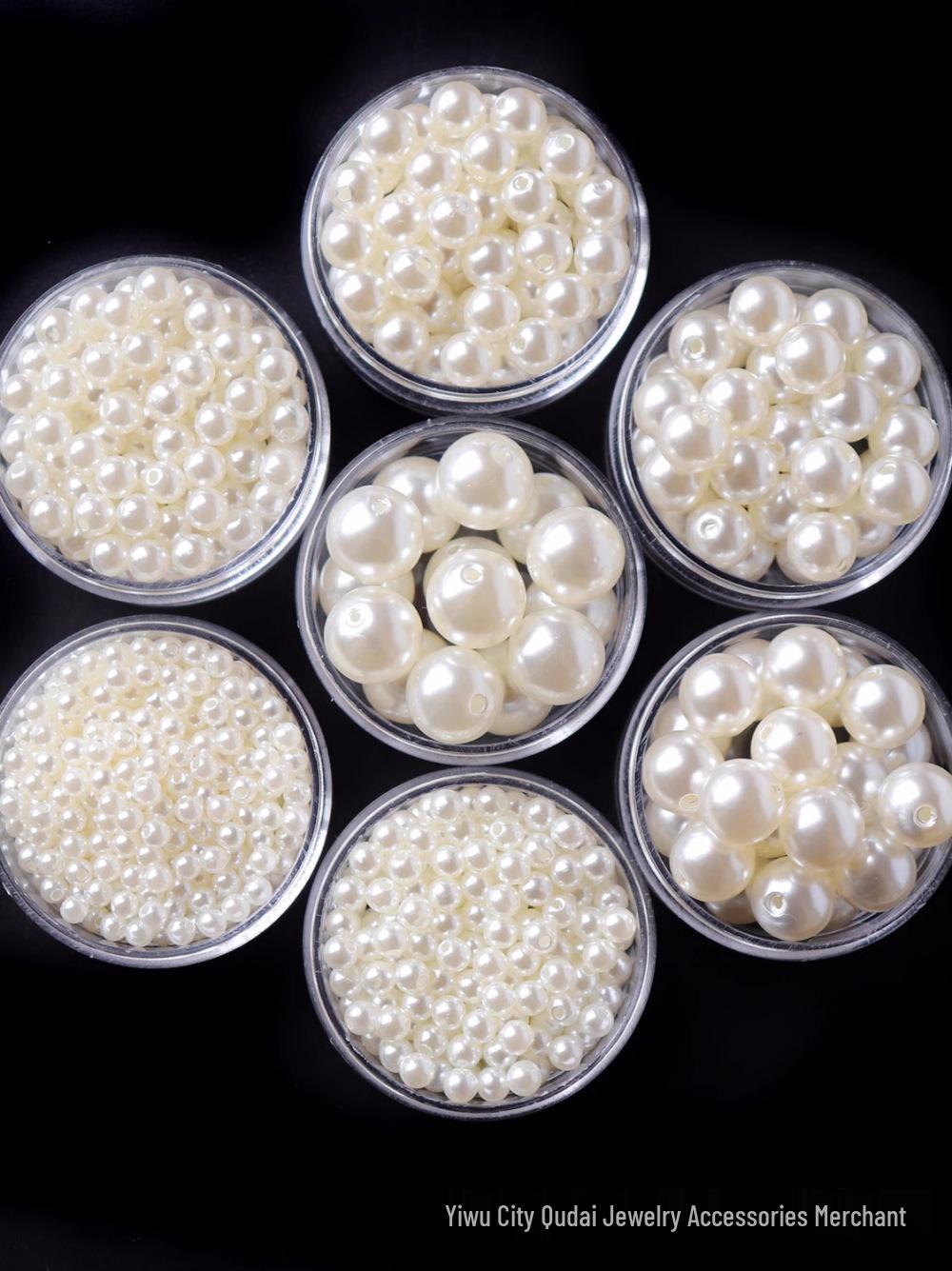 ABS Imitation Pearl Loose Beads for DIY Accessories, High Gloss Rice White, Round, 4-20mm, with Hole, Wedding Beads. off white
ABS Imitation Pearl Loose Beads for DIY Accessories, High Gloss Rice White, Round, 4-20mm, with Hole, Wedding Beads. off white
