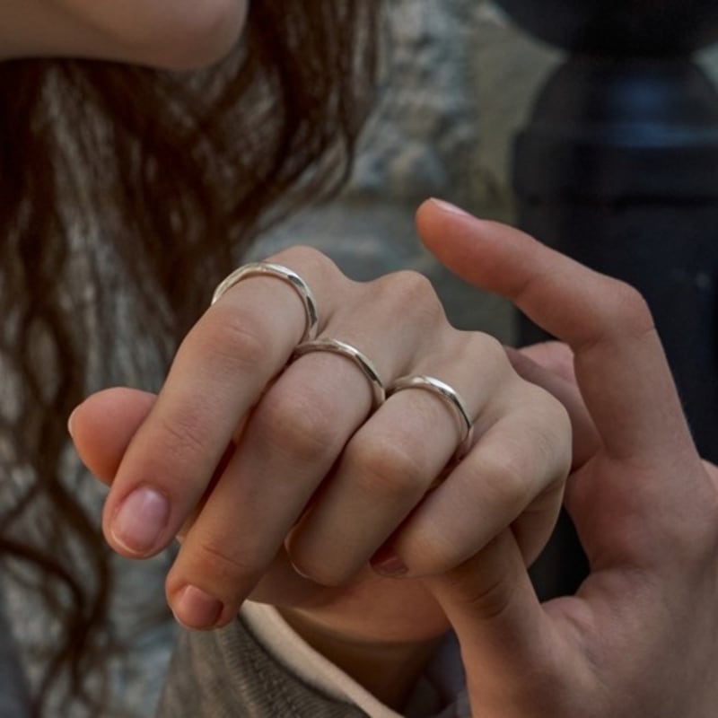 BEFORE MOONRISE Solid Hammered Ring SR308 No. 14
BEFORE MOONRISE Solid Hammered Ring SR308 No. 14