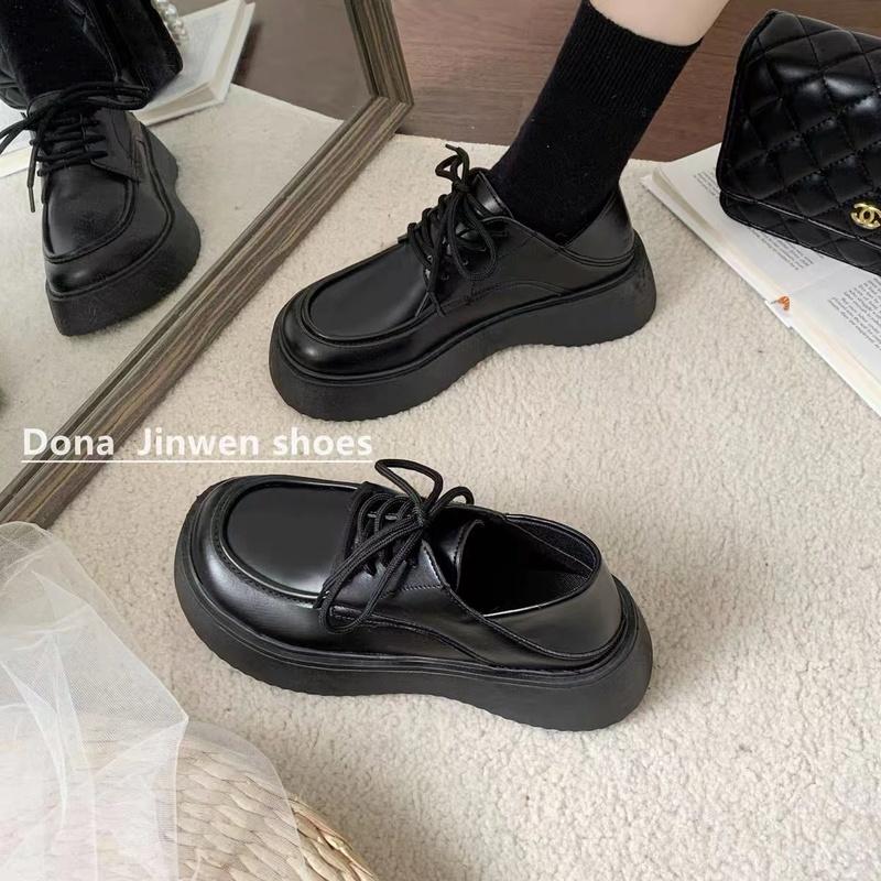 2024 Round Head Shoes Women Heels Shoes Lace Up Platform Leather Shoes Women s Shoes Chaussure Femme Zapatos Mujer Black Shoes
2024 Round Head Shoes Women Heels Shoes Lace Up Platform Leather Shoes Women s Shoes Chaussure Femme Zapatos Mujer Black Shoes