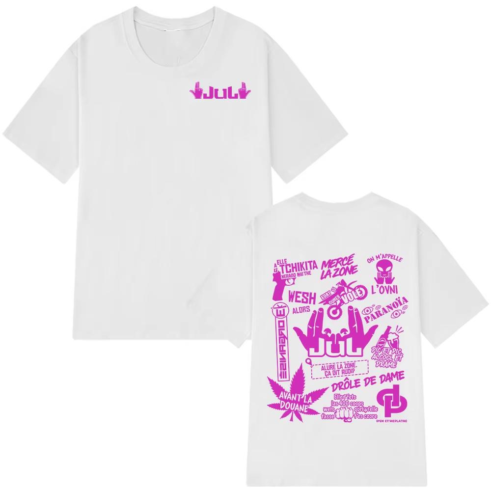 Rapper Jul Graphic T Shirt Unisexs Women Clothing Fashion Hip Hop Tshirt Casual Cotton ONeck Short Sleeve Oversized Unisex Tshirt L
Rapper Jul Graphic T Shirt Unisexs Women Clothing Fashion Hip Hop Tshirt Casual Cotton ONeck Short Sleeve Oversized Unisex Tshirt L