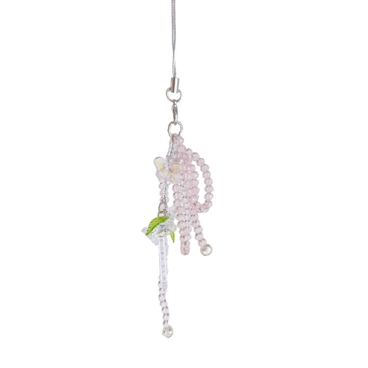 Dazzling Beads Bowknot Mobile Chain Trendy Bowknot Phone Chain with Shimmering Beads Phone Lanyard for Stylish Teens 1 рожевий
Dazzling Beads Bowknot Mobile Chain Trendy Bowknot Phone Chain with Shimmering Beads Phone Lanyard for Stylish Teens 1 рожевий