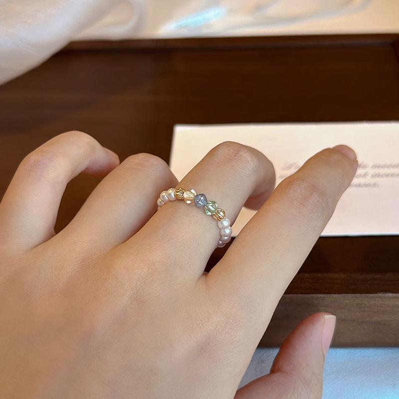 High Quality colour Pearl rings for women New in Simple Style Light Luxury Fashion Ring Party Wedding Stylish білий
High Quality colour Pearl rings for women New in Simple Style Light Luxury Fashion Ring Party Wedding Stylish білий