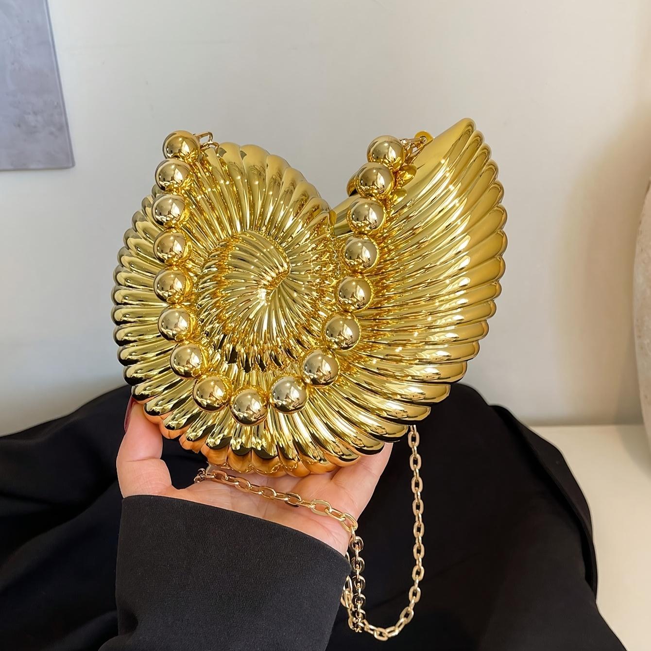 Summer-Themed Handbag Shaped Like a Conch, Perfect for Parties And Evening Events золотистий
Summer-Themed Handbag Shaped Like a Conch, Perfect for Parties And Evening Events золотистий