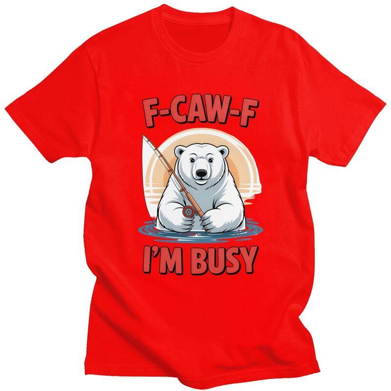 FCAWF Polar Bear I Am Busy Fishing T Shirt for Men 100 Cotton Tshirts Fashion Streetwaer Short Sleeve Tee Shirt Clothing S
FCAWF Polar Bear I Am Busy Fishing T Shirt for Men 100 Cotton Tshirts Fashion Streetwaer Short Sleeve Tee Shirt Clothing S