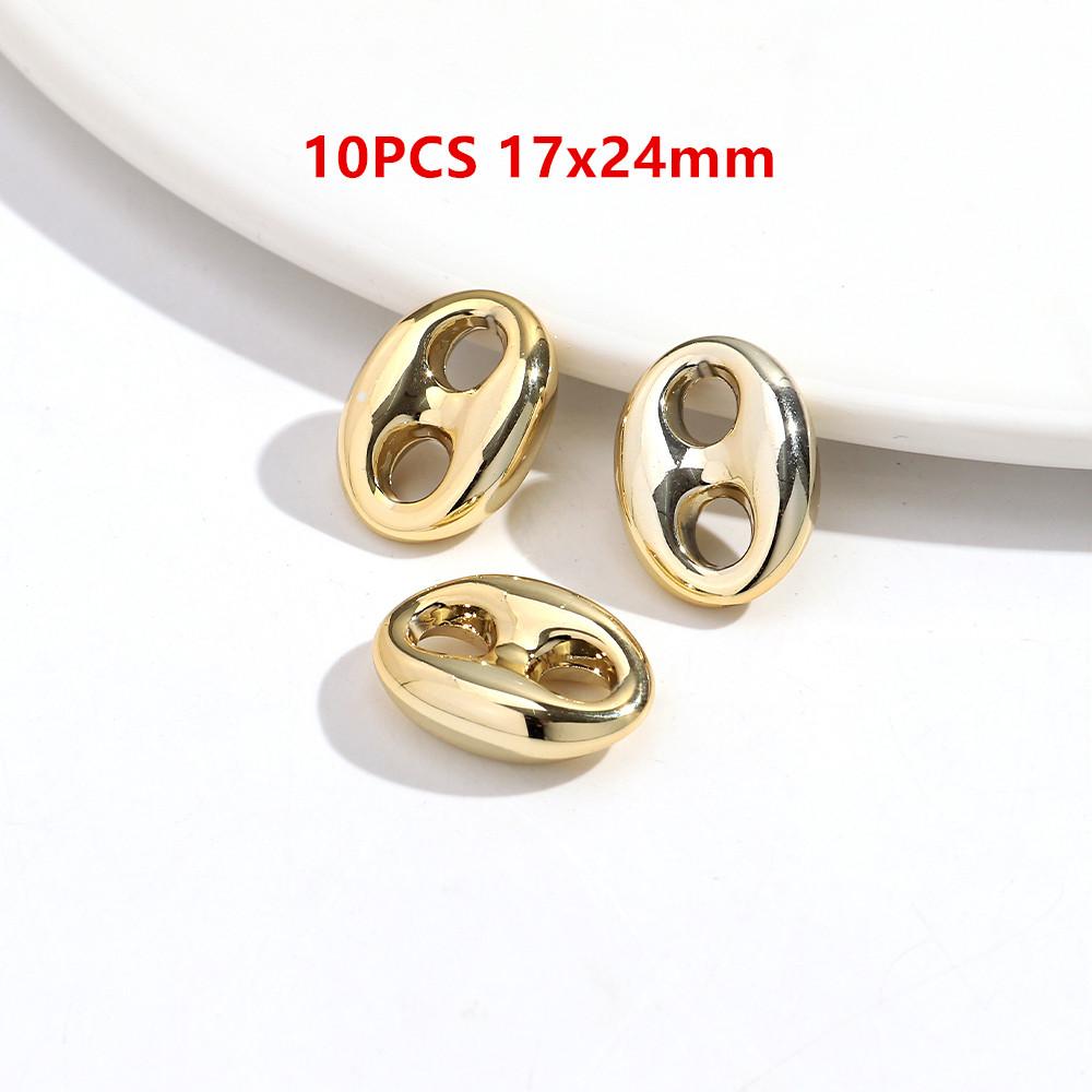 10pcs Leopard Amber Acrylic Coffee Bean Links Pig Nose Bead Connector for Making Jewelry DIY Bracelet Necklace Ear Accessories 10pcs
10pcs Leopard Amber Acrylic Coffee Bean Links Pig Nose Bead Connector for Making Jewelry DIY Bracelet Necklace Ear Accessories 10pcs