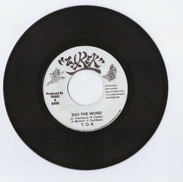 7inch Record T.O.K. / TURU & KAME - Say The Word NONE Zarek Jamaica Reggae, Ska & Dub Used
7inch Record T.O.K. / TURU & KAME - Say The Word NONE Zarek Jamaica Reggae, Ska & Dub Used