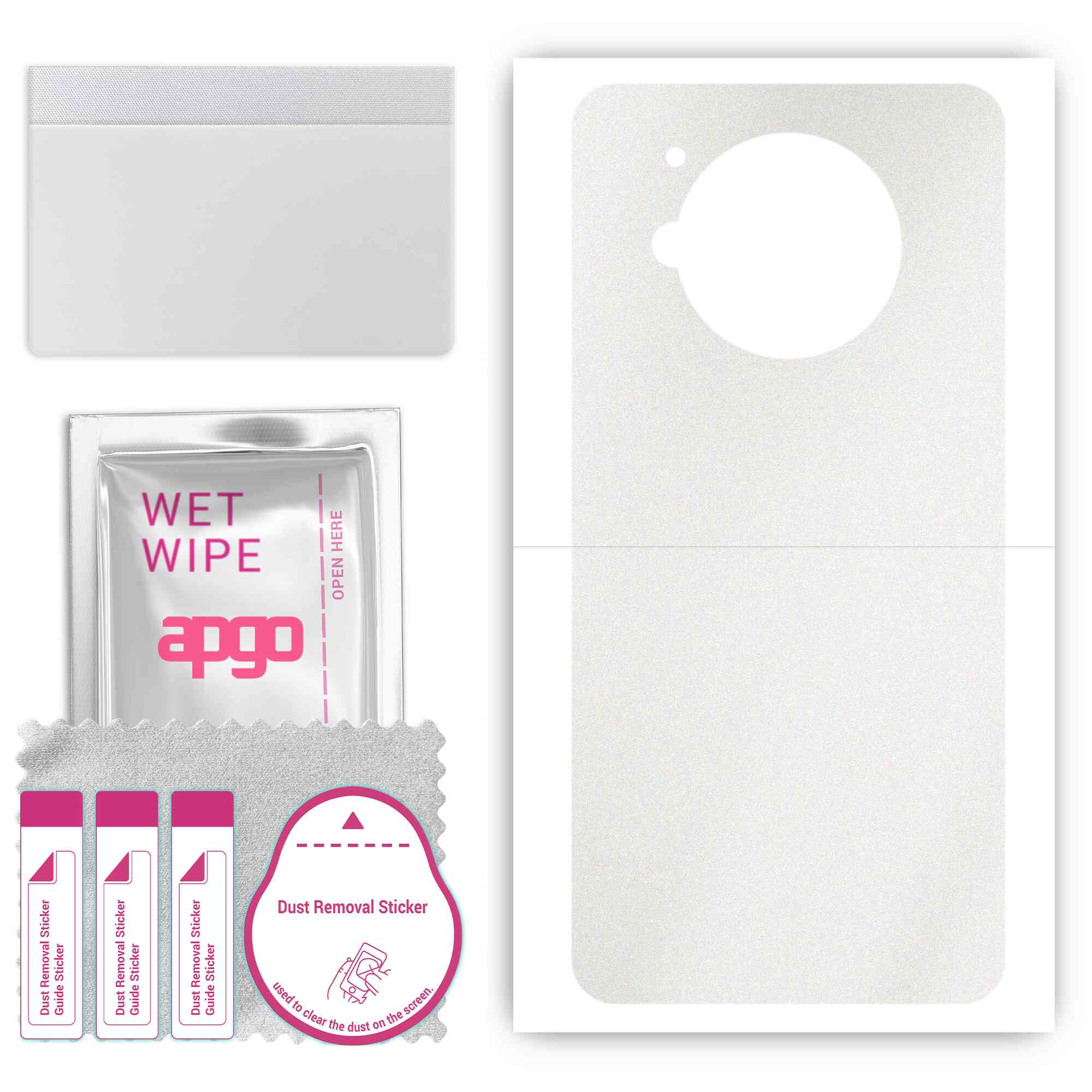 apgo Захисна наклейка для задньої панелі, сумісна з Sharp Aquos R7, Wrap Film, Foil, Vinyl - Pattern Matte Transparent
apgo Захисна наклейка для задньої панелі, сумісна з Sharp Aquos R7, Wrap Film, Foil, Vinyl - Pattern Matte Transparent