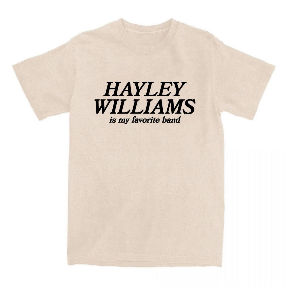 My Favorite Band Tee HAYLEY WILLIAMS Fashion Loose T-shirt Short Sleeve Cotton Tshirts Unisex Streetwear Print Clothing XL
My Favorite Band Tee HAYLEY WILLIAMS Fashion Loose T-shirt Short Sleeve Cotton Tshirts Unisex Streetwear Print Clothing XL