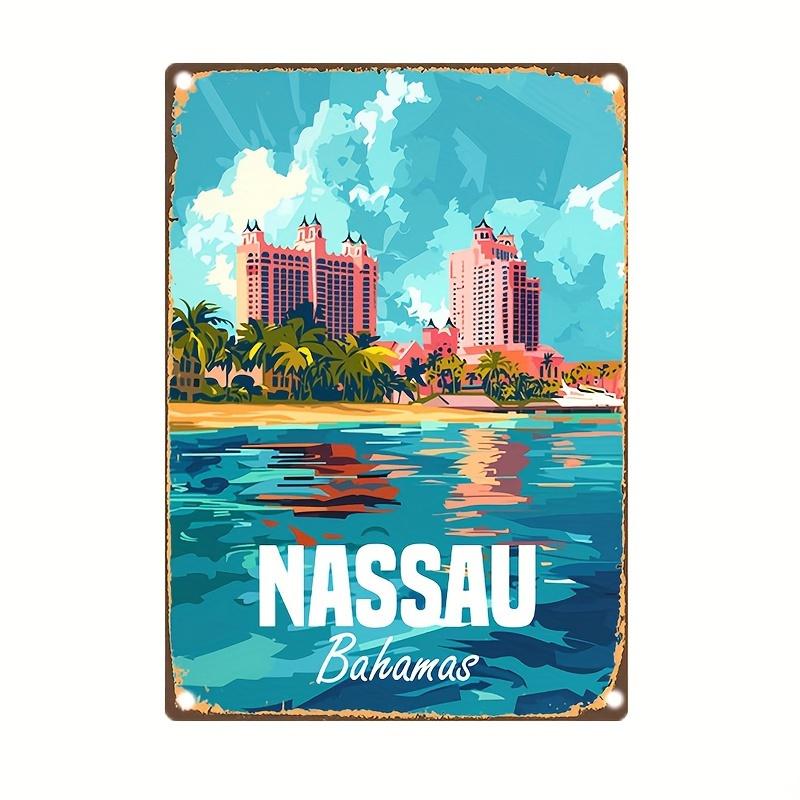 Nassau Bahamas Vintage Metal Sign Waterproof WeatherResistant Iron Wall Art for Home Bar Office Garden Decor Easy Han 20x30cm(7.8x11.8inch)
Nassau Bahamas Vintage Metal Sign Waterproof WeatherResistant Iron Wall Art for Home Bar Office Garden Decor Easy Han 20x30cm(7.8x11.8inch)