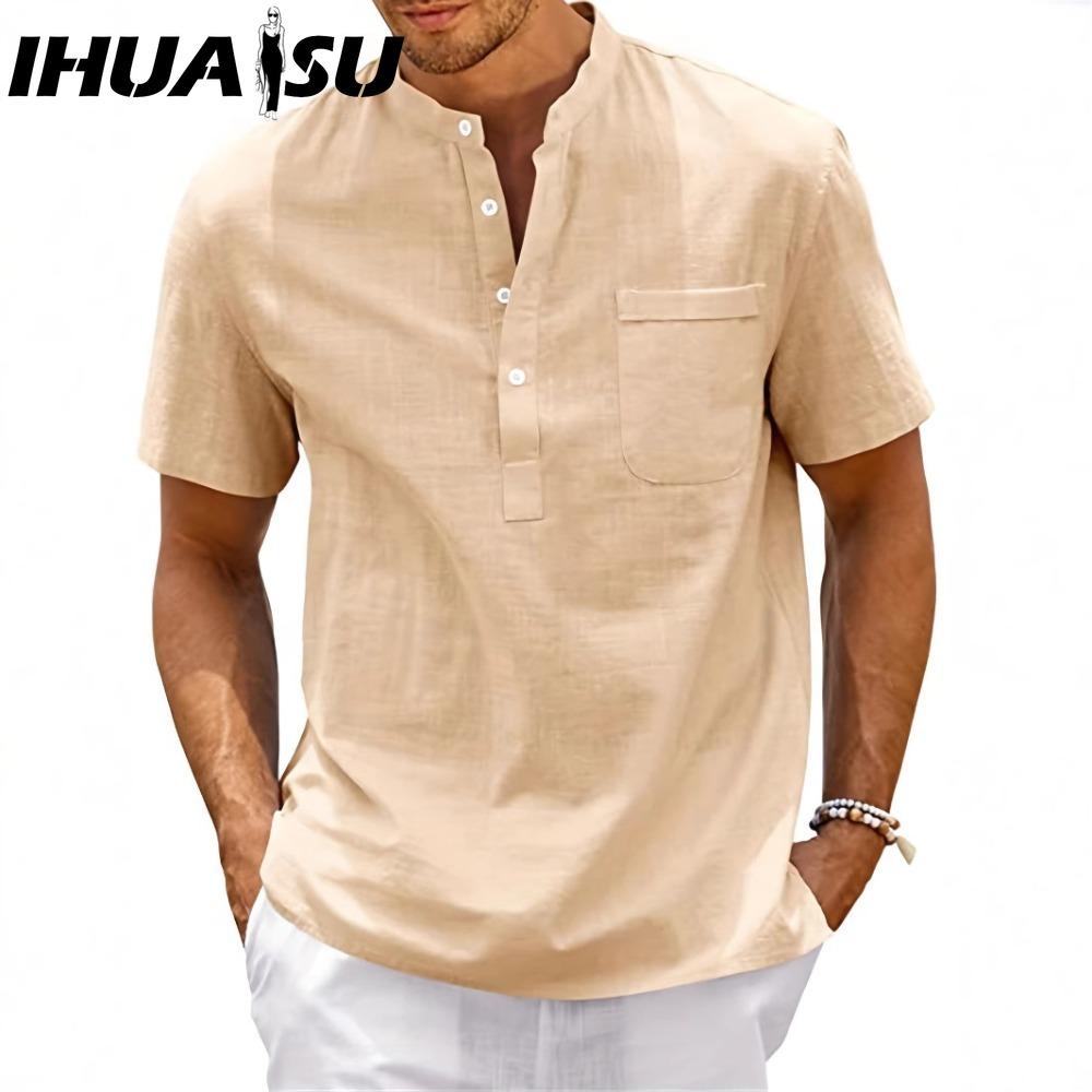 IHUASU Men s fashion casual solid color print Tops & T-shirts XXXL небо синє кольору
IHUASU Men s fashion casual solid color print Tops & T-shirts XXXL небо синє кольору