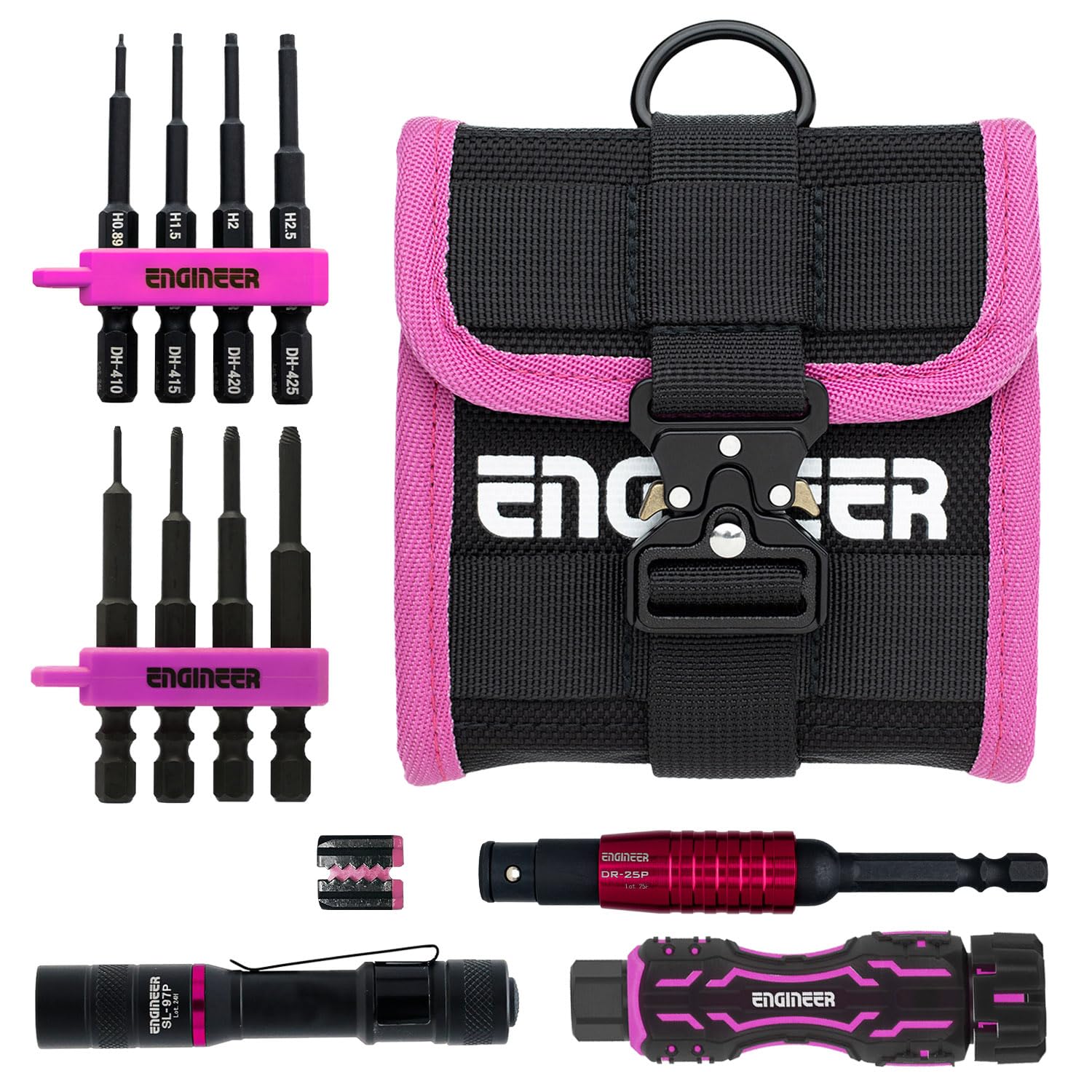 Engineer Screwless Q Set PINK BLACK Hexagonal Screws & 13-piece (0.89, 1.5, 2, 2.5mm) DXZ-43P розовый
Engineer Screwless Q Set PINK BLACK Hexagonal Screws & 13-piece (0.89, 1.5, 2, 2.5mm) DXZ-43P розовый