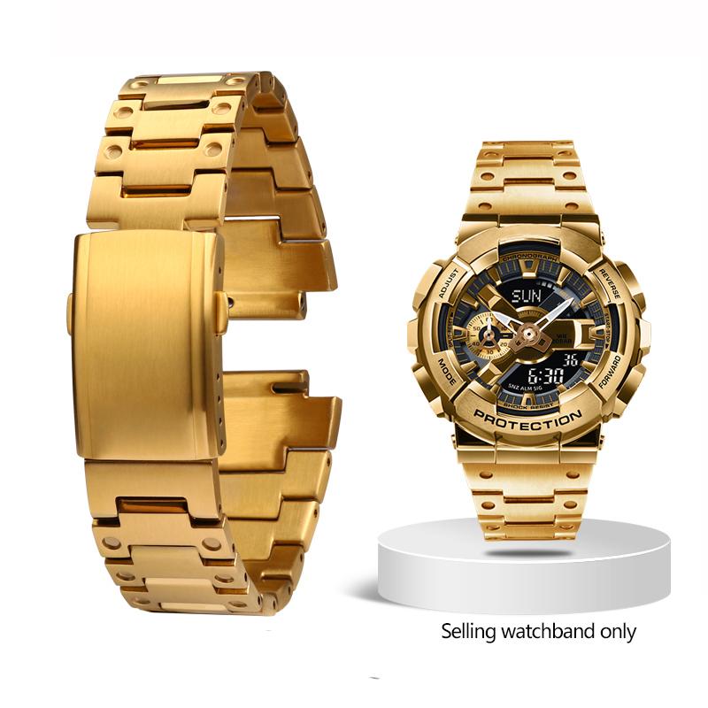 Новий силіконовий ремінець для годинника для Casio GM110 GM-110 Ремінець G-SHOCK GM-110GB Водонепроникний М який гумовий ремінець для годинника 16 мм Чорний сталевий браслет GM-110 series золотий
Новий силіконовий ремінець для годинника для Casio GM110 GM-110 Ремінець G-SHOCK GM-110GB Водонепроникний М який гумовий ремінець для годинника 16 мм Чорний сталевий браслет GM-110 series золотий