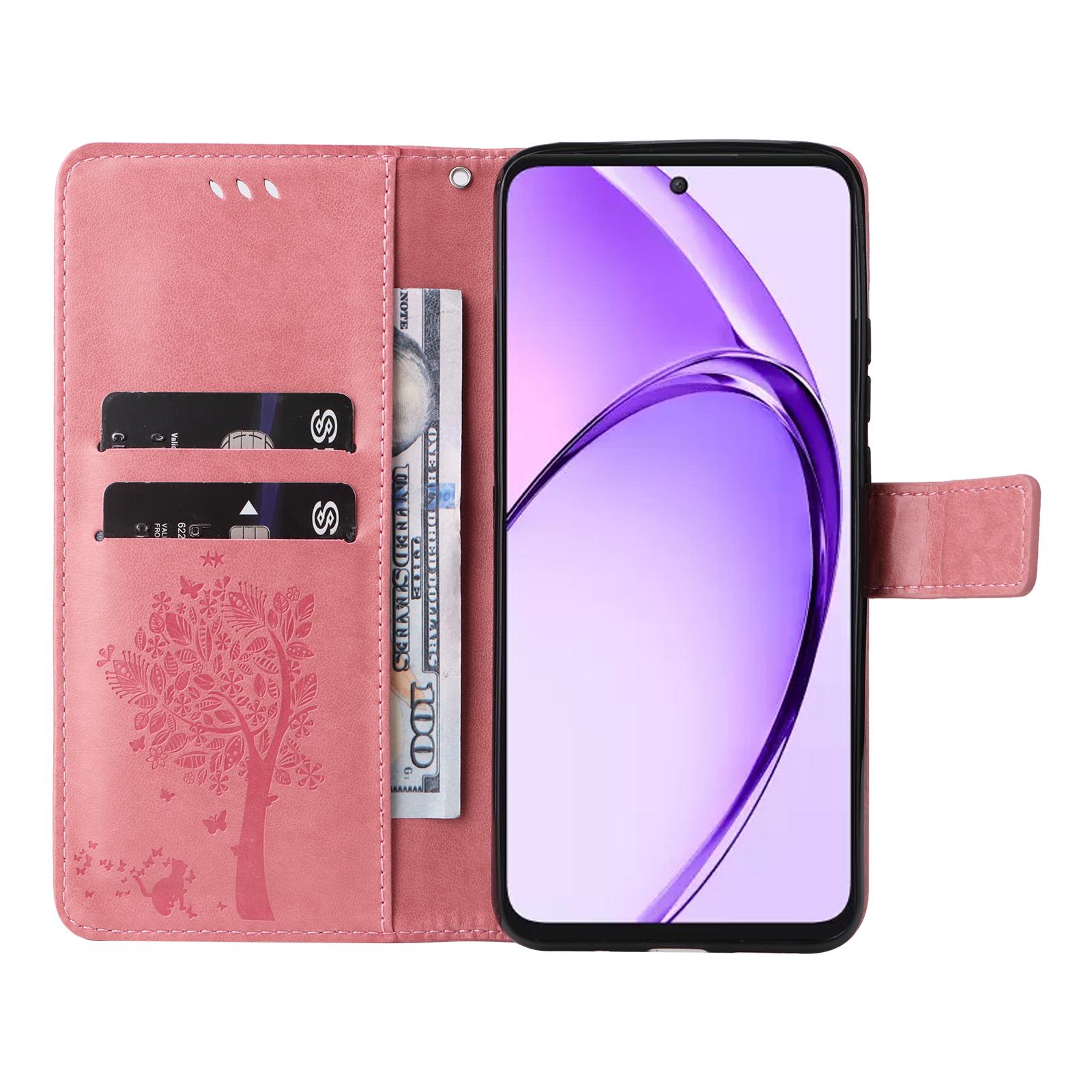 For Oppo A3 Pro (Global) 5G Phone Case with Stand Cat Tree Pattern Leather Wallet Mobile Cover Pink
For Oppo A3 Pro (Global) 5G Phone Case with Stand Cat Tree Pattern Leather Wallet Mobile Cover Pink