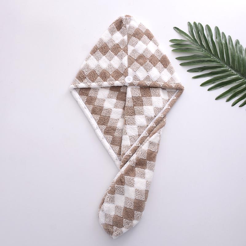 Ultra-Fine Fiber Coral Fleece Hair Drying Cap - Thick Striped, Quick-Dry, Water-Absorbing Towel for Adults 25*65cm
Ultra-Fine Fiber Coral Fleece Hair Drying Cap - Thick Striped, Quick-Dry, Water-Absorbing Towel for Adults 25*65cm