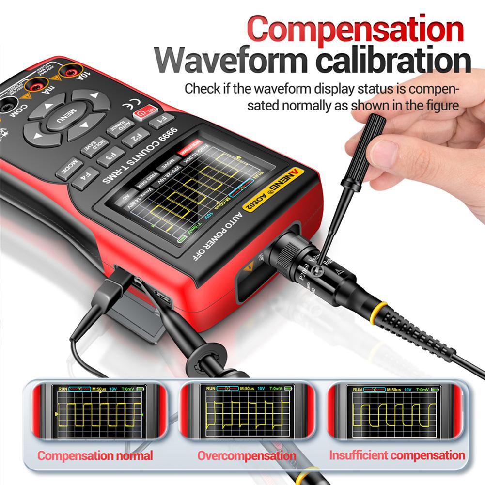 AOS02 2-in-1digital oscilloscope transistor test multimeter48MS/S sampling rate
AOS02 2-in-1digital oscilloscope transistor test multimeter48MS/S sampling rate
