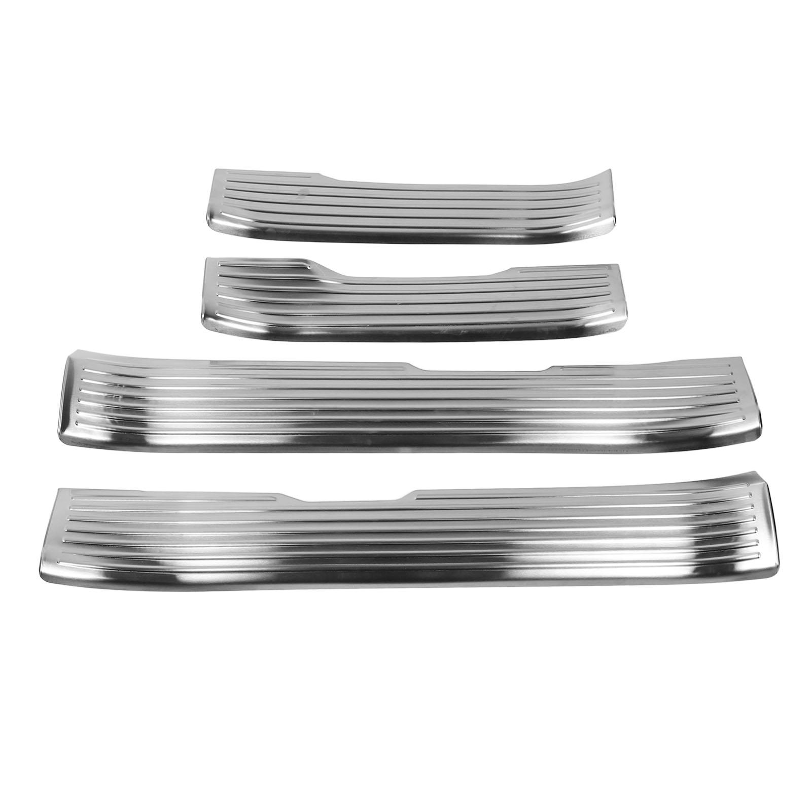 4PCS Door Sill Scuff Plate Guard Protector Trim Stainless Steel Polished Self Adhesive for Tacoma 2024 Silver Brushed
4PCS Door Sill Scuff Plate Guard Protector Trim Stainless Steel Polished Self Adhesive for Tacoma 2024 Silver Brushed