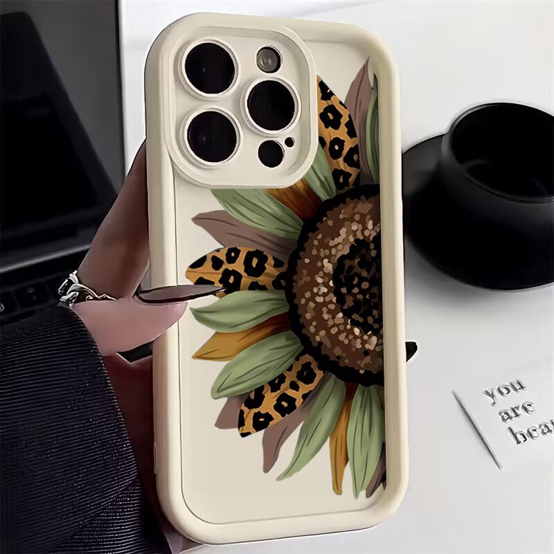 Чехол для телефона с цветочным принтом под подсолнух и леопарда для серий iPhone 17 16 15 14 13 12 11 Pro Max Plus Двухслойная защита iphone 12 ProMax
Чехол для телефона с цветочным принтом под подсолнух и леопарда для серий iPhone 17 16 15 14 13 12 11 Pro Max Plus Двухслойная защита iphone 12 ProMax