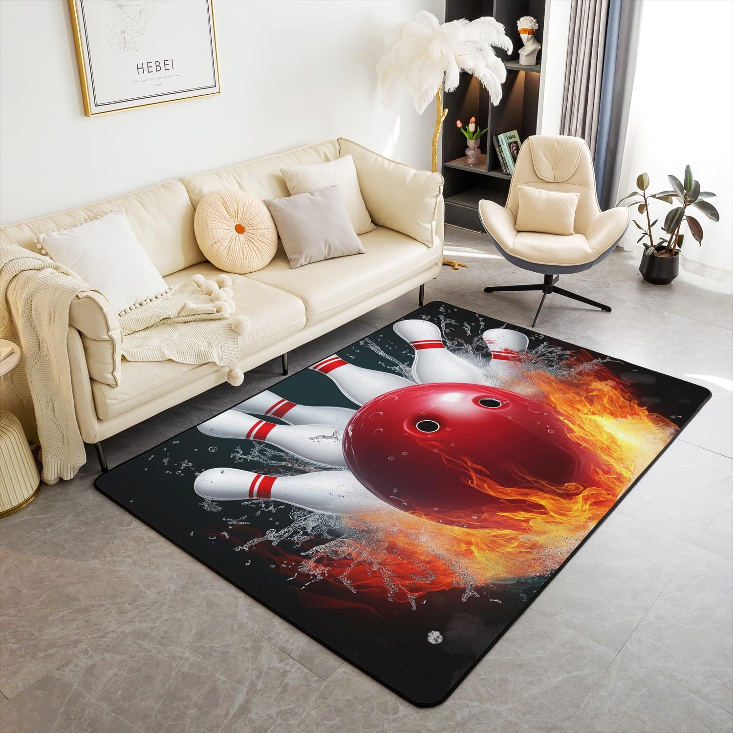 Erosebridal Ball Game Area Rug for Kids Boys Teens,Baseball Carpet 3x5,Basketball Soccer Indoor Floor Mat,Glowing Neon Sports Theme Area Run 160cm x 200cm
Erosebridal Ball Game Area Rug for Kids Boys Teens,Baseball Carpet 3x5,Basketball Soccer Indoor Floor Mat,Glowing Neon Sports Theme Area Run 160cm x 200cm