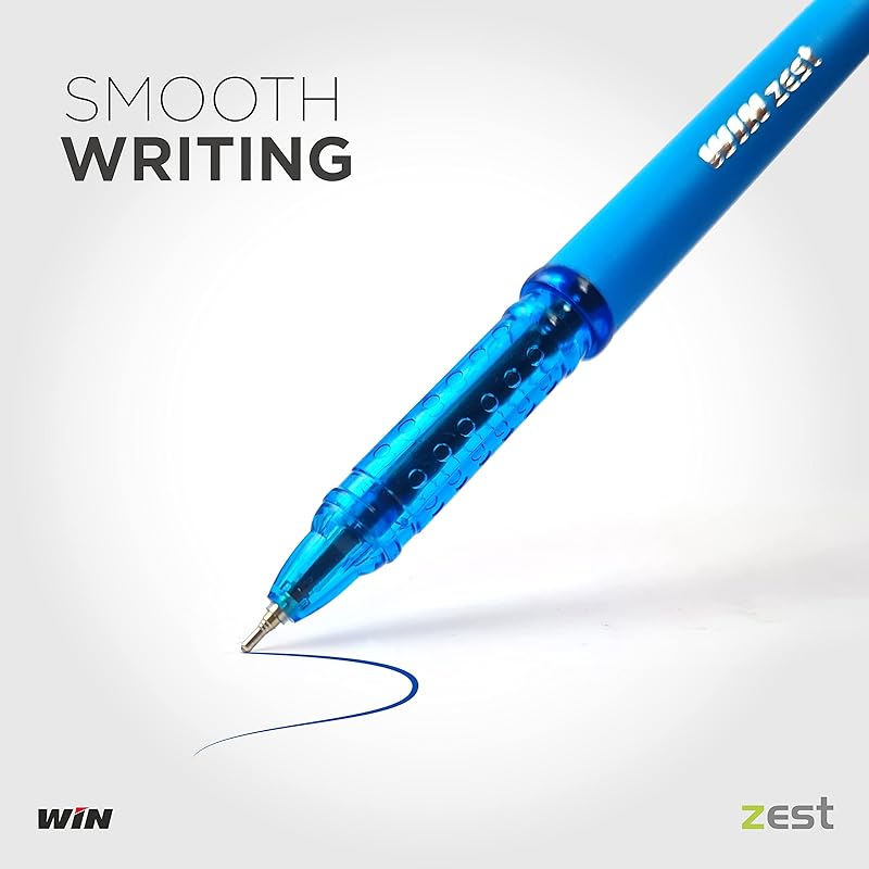 WIN Zest Ball Pens | 40 Blue Ink Pens | 0.7 mm Tip | Easy Flow of Ink | Set of Different Body Colours | Fast Writing | S 6 синий
WIN Zest Ball Pens | 40 Blue Ink Pens | 0.7 mm Tip | Easy Flow of Ink | Set of Different Body Colours | Fast Writing | S 6 синий