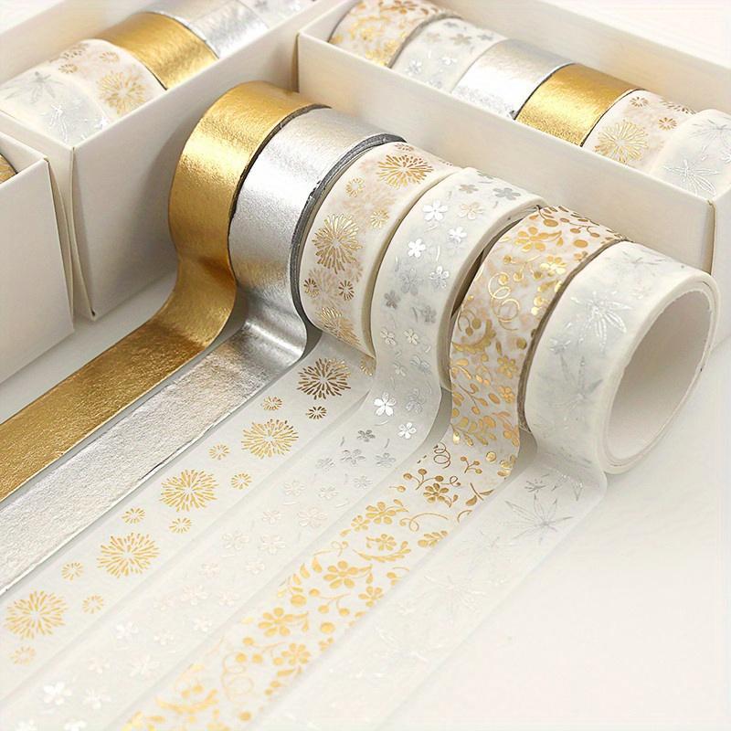 Golden Foil Washi Tapes with Flower Designs - Enhance Your Craft Projects with A Touch of Sophistication!
Golden Foil Washi Tapes with Flower Designs - Enhance Your Craft Projects with A Touch of Sophistication!