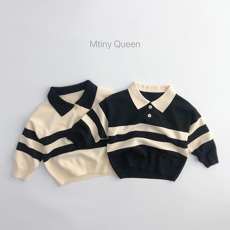 Mori Style Children s Knitted Sweater - Striped, Two-Button, Turn-Down Collar, Casual and Fashionable for Boys and Girls in Spring and Autumn. 100 cm
Mori Style Children s Knitted Sweater - Striped, Two-Button, Turn-Down Collar, Casual and Fashionable for Boys and Girls in Spring and Autumn. 100 cm