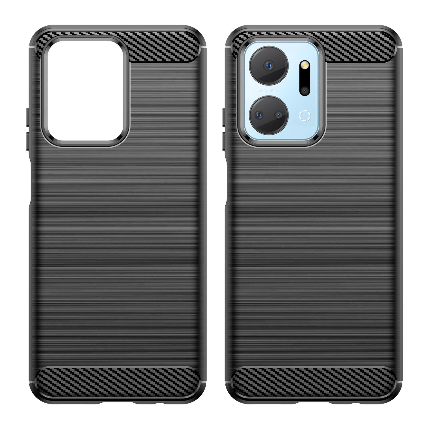 For Honor X7a 5G Soft TPU Phone Case Brushed Carbon Fiber Texture Protective Phone Cover Blue
For Honor X7a 5G Soft TPU Phone Case Brushed Carbon Fiber Texture Protective Phone Cover Blue