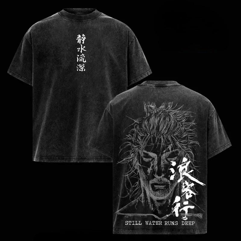 Anime Vagabond Miyamoto Musashi Graphic T Shirt Men Oversized Clothing Casual Cotton Tshirt Vintage Washed T-shirt Harajuku Tops S чёрный
Anime Vagabond Miyamoto Musashi Graphic T Shirt Men Oversized Clothing Casual Cotton Tshirt Vintage Washed T-shirt Harajuku Tops S чёрный