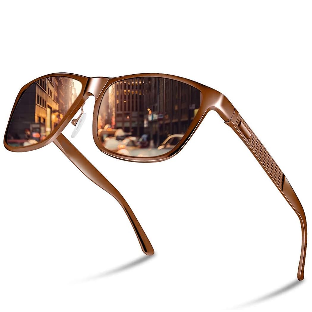 Glazata Polarized UV400 Metal Sports Sunglasses for and Brown Sunglasses, Protection, Frame, Driving, Baseball, Cycling, Fishing, Running, Golf,
Glazata Polarized UV400 Metal Sports Sunglasses for and Brown Sunglasses, Protection, Frame, Driving, Baseball, Cycling, Fishing, Running, Golf,