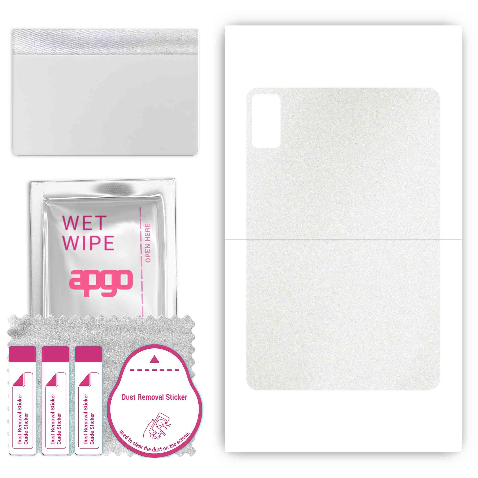 Apgo Protective Skin Sticker for the back compatible with Xiaomi Pad 5 Pro 12.4, Wrap Film, Foil, Vinyl - Pattern Matte Transparent
Apgo Protective Skin Sticker for the back compatible with Xiaomi Pad 5 Pro 12.4, Wrap Film, Foil, Vinyl - Pattern Matte Transparent
