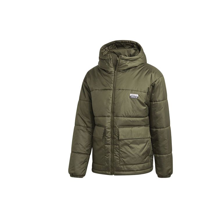 Adidas Originals Trefoil Ветрозащитная теплая хлопковая куртка с длинными рукавами и капюшоном Мужская верхняя одежда Зеленая ED7219 L
Adidas Originals Trefoil Ветрозащитная теплая хлопковая куртка с длинными рукавами и капюшоном Мужская верхняя одежда Зеленая ED7219 L