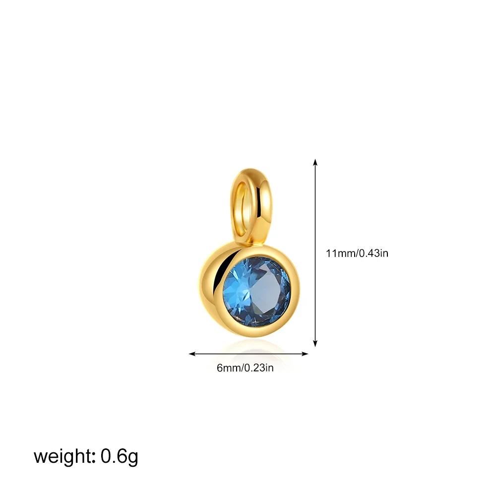 18K Gold Plated Multicolour Round Bead Rhinestone Charm Pendant for Women Necklace Bracelet DIY Handmade Making Charm Jewelry
18K Gold Plated Multicolour Round Bead Rhinestone Charm Pendant for Women Necklace Bracelet DIY Handmade Making Charm Jewelry