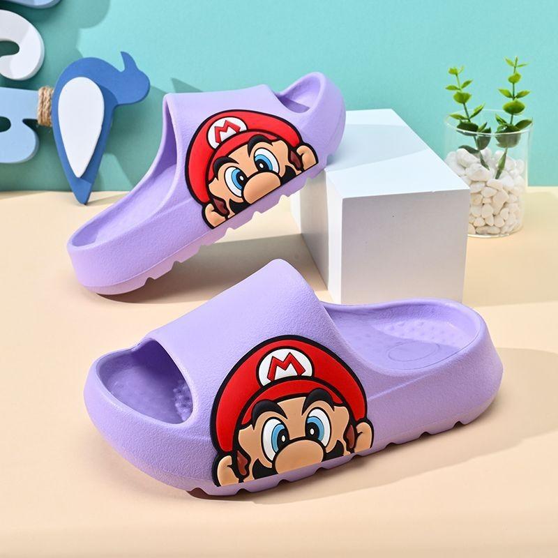 Super Mario Children s Slippers Stylish Breathable Non-slip Soft Sole Bath Slides For Boys Purple,4041
Super Mario Children s Slippers Stylish Breathable Non-slip Soft Sole Bath Slides For Boys Purple,4041