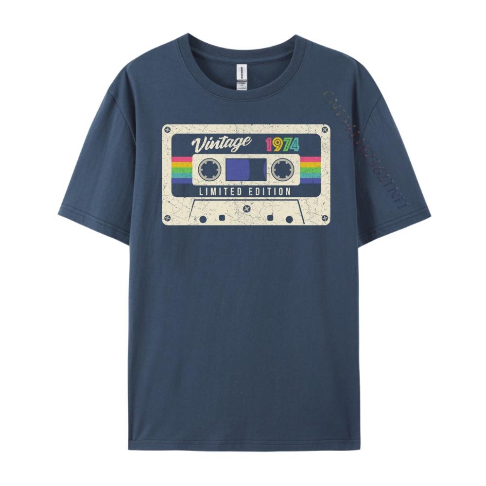 50 Year Old 1974 Limited Edition Cassette Tape Fashion T Shirt Men Camiseta Hip Hop Graphic Tee Original Mens TShirts 4XL
50 Year Old 1974 Limited Edition Cassette Tape Fashion T Shirt Men Camiseta Hip Hop Graphic Tee Original Mens TShirts 4XL
