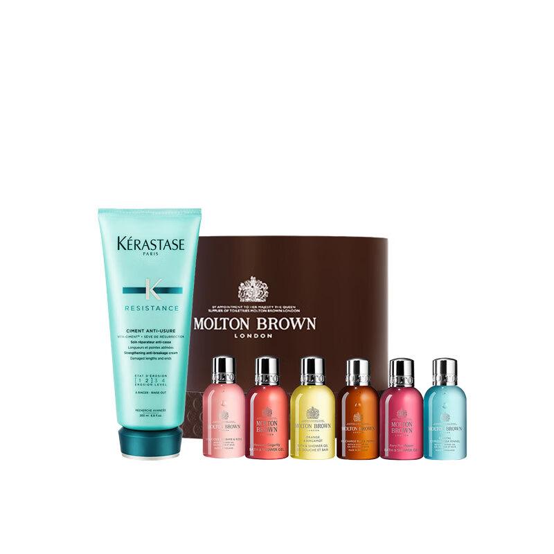 Kérastase Strong Repair Conditioner & Molton Brown Bath Gift Set
Kérastase Strong Repair Conditioner & Molton Brown Bath Gift Set