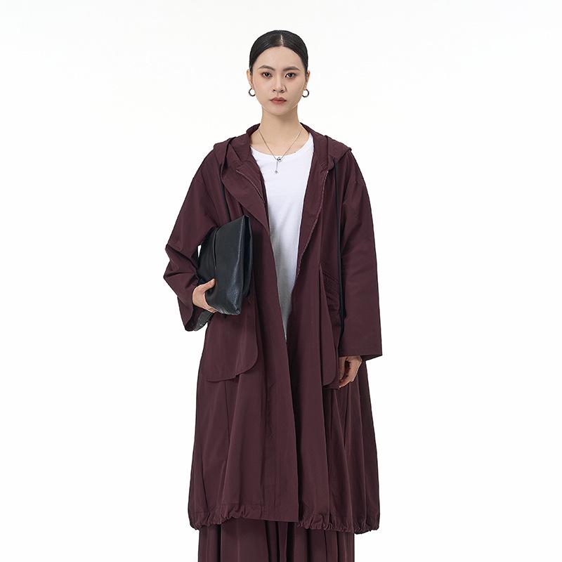 2026 Spring/Summer Plus Size European & American Style Hooded Windbreaker Coat: Women s Loose, Slimming Design One Size вина червоного кольору
2026 Spring/Summer Plus Size European & American Style Hooded Windbreaker Coat: Women s Loose, Slimming Design One Size вина червоного кольору