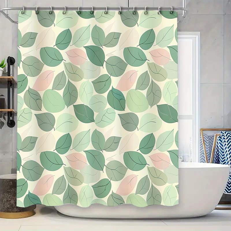 Leaf Pattern Shower Curtain Bathroom Decor Collection Waterproof Fabric Various Sizes Available For Bathrooms Decoration W60H190(CM)-1 Pcs
Leaf Pattern Shower Curtain Bathroom Decor Collection Waterproof Fabric Various Sizes Available For Bathrooms Decoration W60H190(CM)-1 Pcs