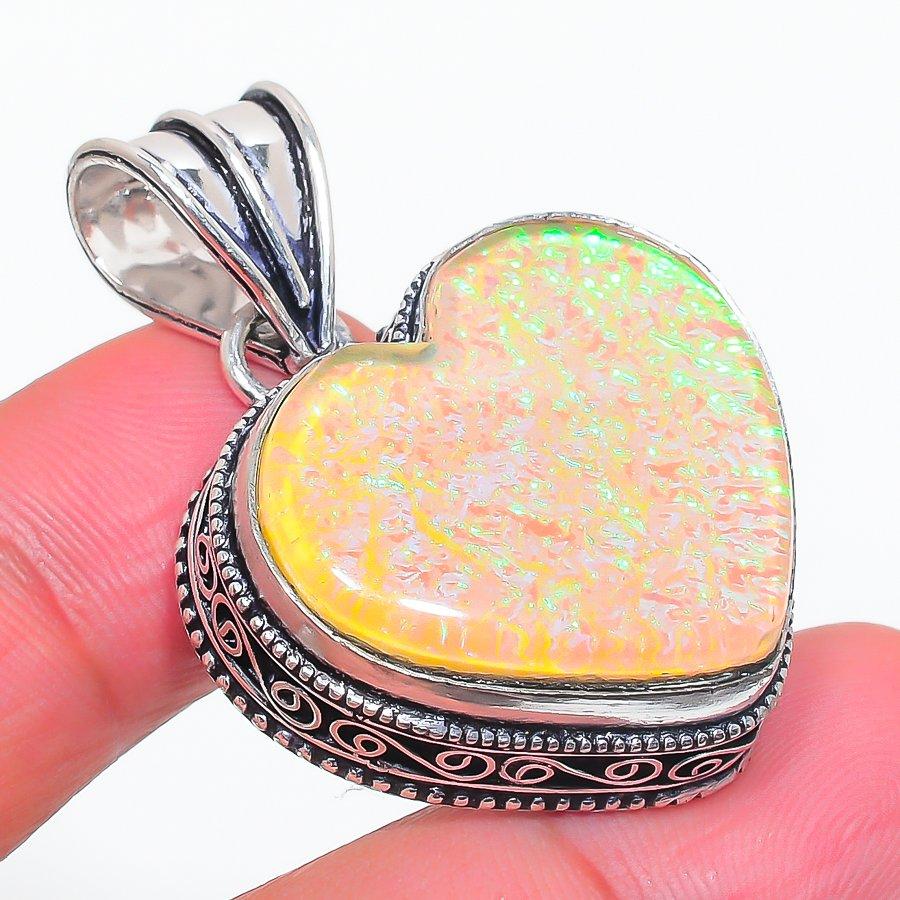 Подвеска из натурального желтого триплетного опала из стерлингового серебра 925 пробы 1,58 дюйма q1U02
Подвеска из натурального желтого триплетного опала из стерлингового серебра 925 пробы 1,58 дюйма q1U02