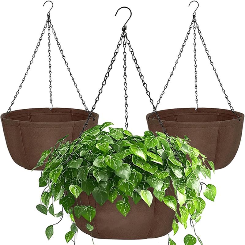 SHGO-Hanging Planter For Outdoor Plants,Hanging Baskets For Plants Outdoor With Chain, Fabric Hanging Pot For Plants
SHGO-Hanging Planter For Outdoor Plants,Hanging Baskets For Plants Outdoor With Chain, Fabric Hanging Pot For Plants