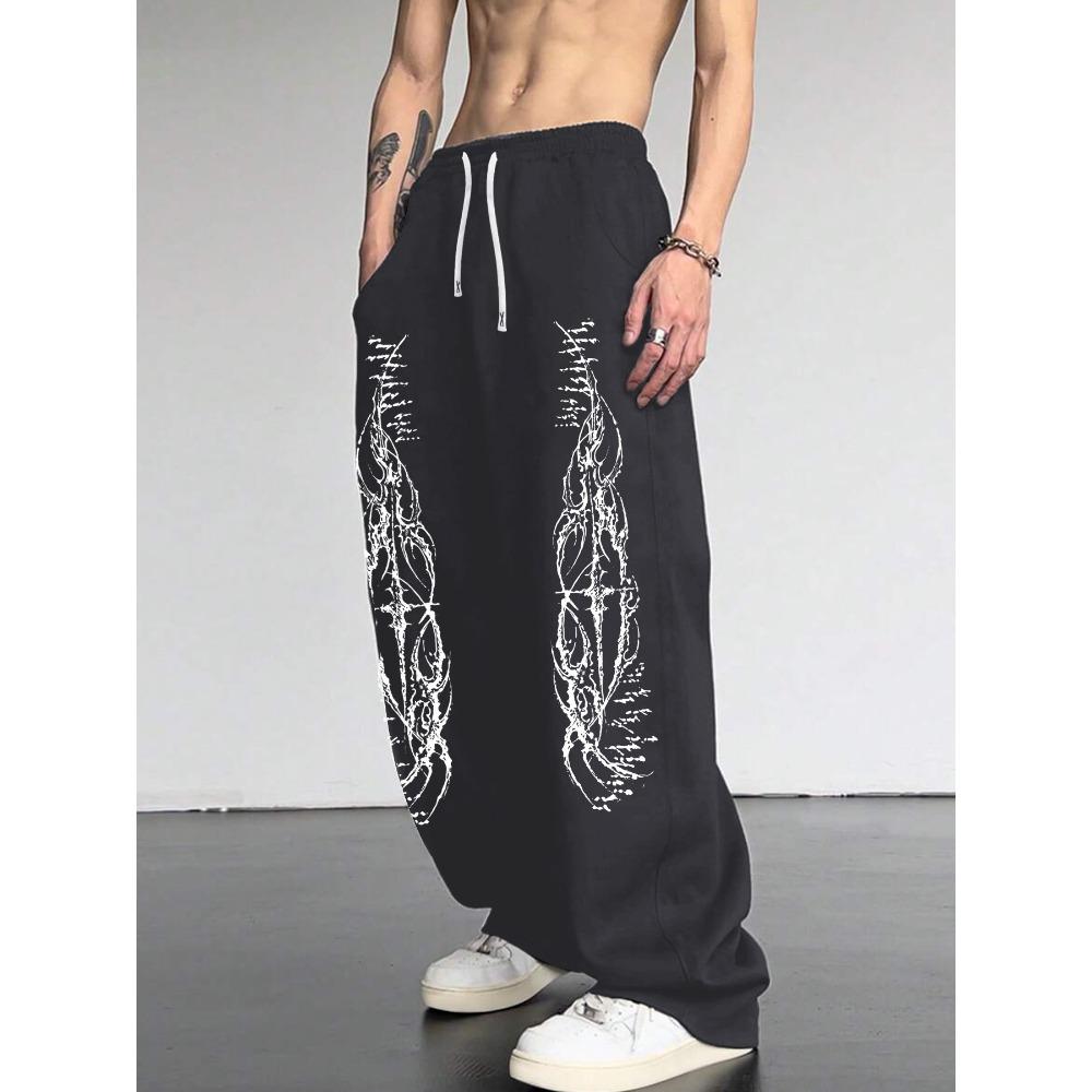 Street Style White Sweatpants with Bold Dragon Tribal Pattern XXL
Street Style White Sweatpants with Bold Dragon Tribal Pattern XXL