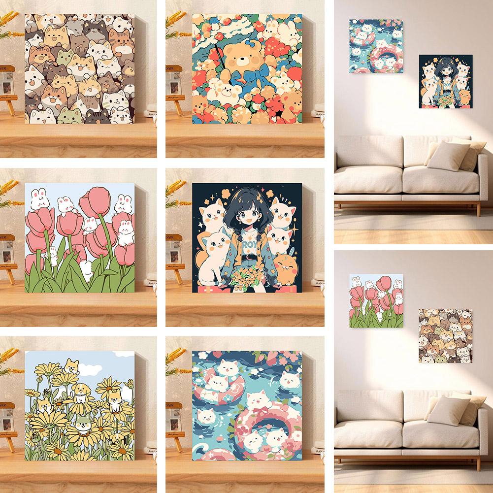 New Creative Tulip Animal Digital Oil Painting Diy Painting Decorative Coloring Cartoon Hanging X1O8
New Creative Tulip Animal Digital Oil Painting Diy Painting Decorative Coloring Cartoon Hanging X1O8